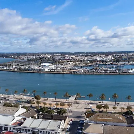 Apartament D Carlos - 6 Com Ac E Vista Fabulosa Sobre O Rio Arade Portimão